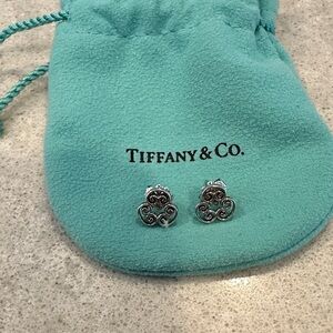Tiffany & Co. Elegant Silver Earrings